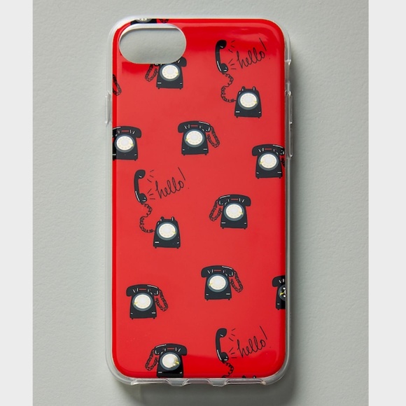 Anthropologie Limited Edition "Call Me" Colloquial iPhone Case (6/6s/7/8) - Picture 1 of 6